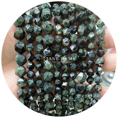 Sprzedaż hurtowa naturalnego kryształu kamienia szlachetnego z fasetowanymi koralikami z fasetowanymi luźnymi koralikami z kamienia Akcesoria Rombus Bead Spacer do biżuterii