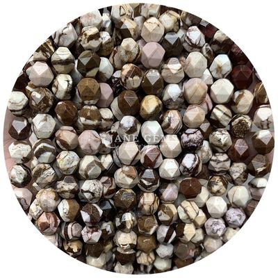 Sprzedaż hurtowa naturalnego kryształu kamienia szlachetnego z fasetowanymi koralikami z fasetowanymi luźnymi koralikami z kamienia Akcesoria Rombus Bead Spacer do biżuterii