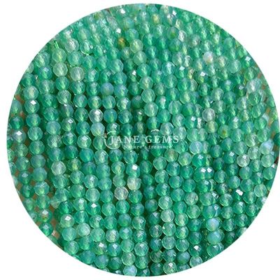 Gems Bead Natural Crystal Faceted Round Shape Small Morganite Black Rutilated Quartz Loose Bead Strands for Bracelets