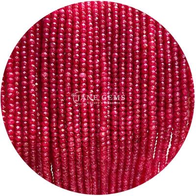 Strawberry Quartz Pink Opal Gems Bead Natural Crystal Faceted Round Shape Small Loose Bead Strands for Bracelets