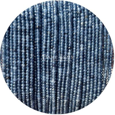Biały Czarny Chalcedony Gems Bead Natural Crystal Faceted Abacus Form Small Loose Bead Strands for Bracelets