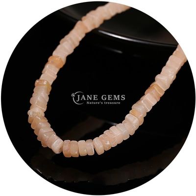 Całkowity Jade naturalne luźne koraliki Prawdziwy biały opal luźne koraliki kwadratowy kawałek kształt luźne koraliki spacery do biżuterii DIY