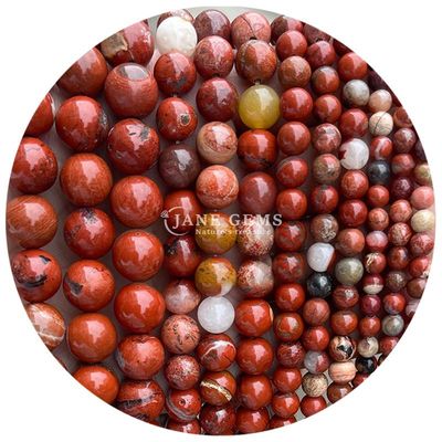 Całkowite Kamienie naturalne Jasper Okrągłe luźne koraliki 8mm Labradoryt Luźne koraliki Róża Kwartek Okrągłe koraliki Spacery do biżuterii