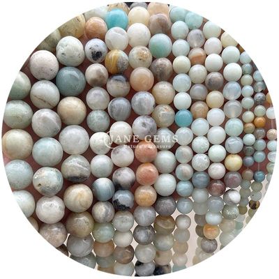 Całkowite Kamienie naturalne Jasper Okrągłe luźne koraliki 8mm Labradoryt Luźne koraliki Róża Kwartek Okrągłe koraliki Spacery do biżuterii