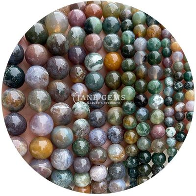 Całkowite Kamienie naturalne Jasper Okrągłe luźne koraliki 8mm Labradoryt Luźne koraliki Róża Kwartek Okrągłe koraliki Spacery do biżuterii
