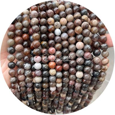 Całkowite Kamienie naturalne Jasper Okrągłe luźne koraliki 8mm Labradoryt Luźne koraliki Róża Kwartek Okrągłe koraliki Spacery do biżuterii