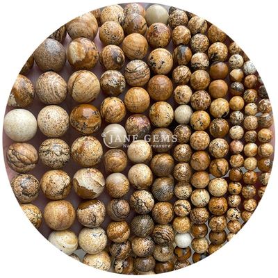 Całkowite Kamienie naturalne Jasper Okrągłe luźne koraliki 8mm Labradoryt Luźne koraliki Róża Kwartek Okrągłe koraliki Spacery do biżuterii