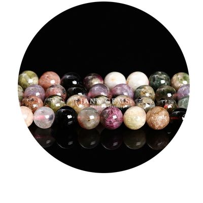 Sprzedaż hurtowa kamienia naturalnego Krągłe kolczyki 8mm Różowy zebra Jasper Krągłe kolczyki Turmalina Kręgłe kolczyki Rozstawki do biżuterii