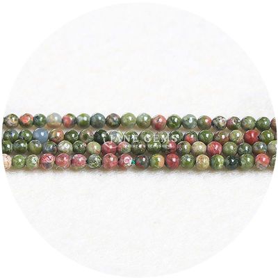 Sprzedaż hurtowa naturalny kamienie szlachetne luźne koraliki 8mm Rhodolite luźne koraliki okrągłe wielobarwne koraliki turmalinowe rozstawki do biżuterii