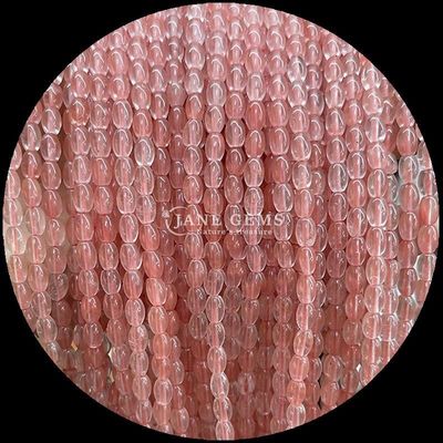 Tygrysowe Żółte Aventurine Gem Bead Natural Crystal Rice Shape Stone Loose Bead Strands For Bracelets