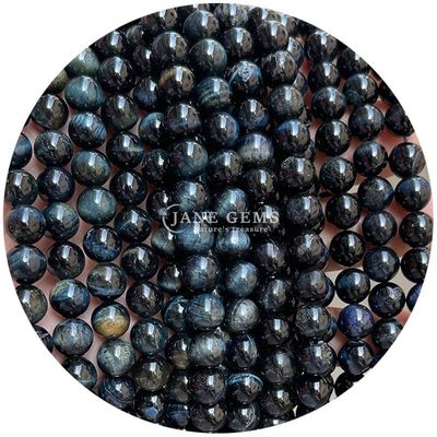 Sprzedaż hurtowa kamienia naturalnego Krągłe luźne koraliki 8mm Tiger Eye Luźne koraliki Róża Czerwony Tiger Eye Okrągłe koraliki Rozstawki do biżuterii