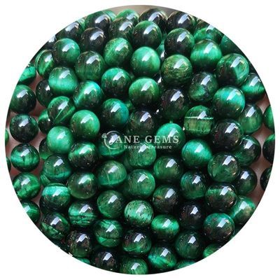 Sprzedaż hurtowa kamienia naturalnego Krągłe luźne koraliki 8mm Tiger Eye Luźne koraliki Róża Czerwony Tiger Eye Okrągłe koraliki Rozstawki do biżuterii
