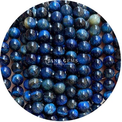 Sprzedaż hurtowa kamienia naturalnego Krągłe luźne koraliki 8mm Tiger Eye Luźne koraliki Róża Czerwony Tiger Eye Okrągłe koraliki Rozstawki do biżuterii