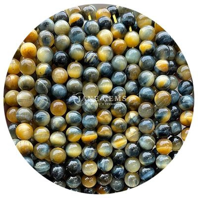 Sprzedaż hurtowa kamienia naturalnego Krągłe luźne koraliki 8mm Tiger Eye Luźne koraliki Róża Czerwony Tiger Eye Okrągłe koraliki Rozstawki do biżuterii