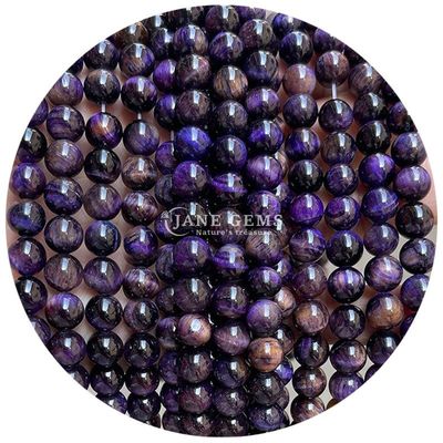 Sprzedaż hurtowa kamienia naturalnego Krągłe luźne koraliki 8mm Tiger Eye Luźne koraliki Róża Czerwony Tiger Eye Okrągłe koraliki Rozstawki do biżuterii
