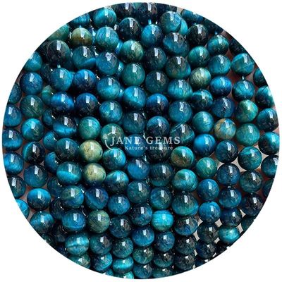 Sprzedaż hurtowa kamienia naturalnego Krągłe luźne koraliki 8mm Tiger Eye Luźne koraliki Róża Czerwony Tiger Eye Okrągłe koraliki Rozstawki do biżuterii