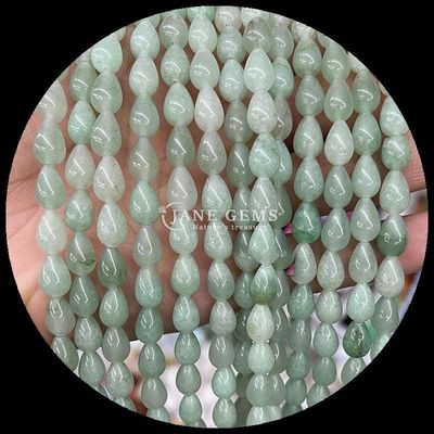 Lapis Lazuli Zielony Aventurine Gem Bead Natural Crystal Water Drop Shape Stone Loose Bead Strands For Bracelets