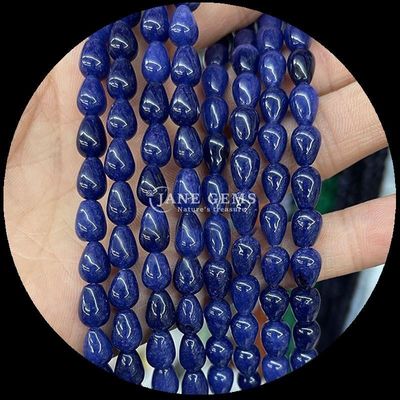 Lapis Lazuli Zielony Aventurine Gem Bead Natural Crystal Water Drop Shape Stone Loose Bead Strands For Bracelets