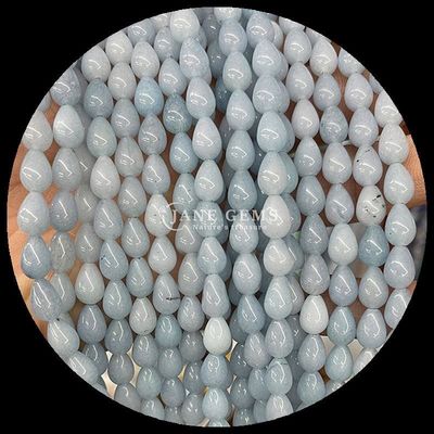 Lapis Lazuli Zielony Aventurine Gem Bead Natural Crystal Water Drop Shape Stone Loose Bead Strands For Bracelets