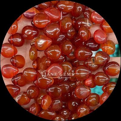 Indian Agate Topaz Gem Bead Natural Crystal Water Drop Shape Stone Loose Bead Strands dla bransoletek