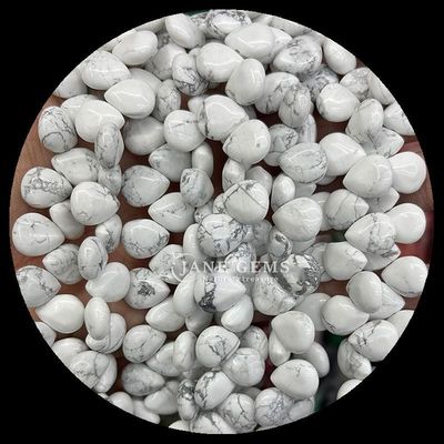 Howlite Crazy Agate Gem Bead Natural Crystal Water Drop Shape Stone Loose Bead Strands dla bransoletek