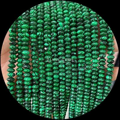 Różowy Aventurine Zielony Aventurine Gem Bead Natural Crystal UFO Kształt Kamień Luźne struny wiązki dla bransoletek