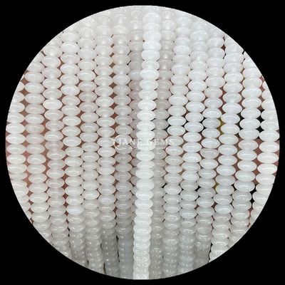 Cytrynowy Jadeit Amazonitowy Klejnot Koralik Naturalny Kryształ Kształt UFO Kamień Luźne koraliki do bransoletek