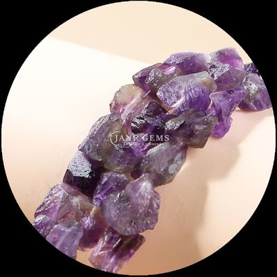 Różokwarc Ametyst Perły Gem Naturalny Kryształ Surowy Kamień Słupie Perły Struny Do Braceletów