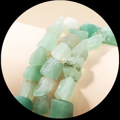 Fluoryt Amazonit Gem Bead Natural Crystal Raw Raw Stone Loose Bead Strands For Bracelets