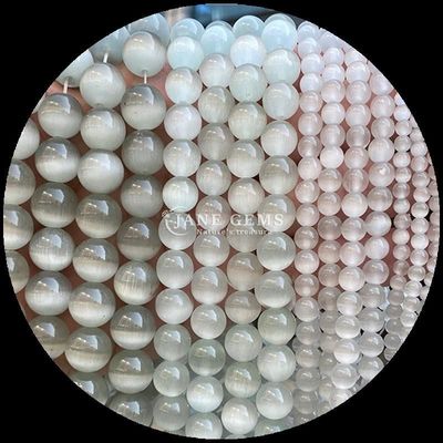 Pomarańczowy Fioletowy Żółty Kolorowy Okrągły Kształt Kocie Oko Luźne struny korali Wielkość korali 4mm/6mm/8mm/10mm/12mm
