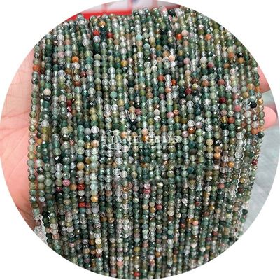 Naturalny kamienie szlachetne Faceted Energy Kryształowy okrągły kształt Luźne koraliki do robienia biżuterii DIY