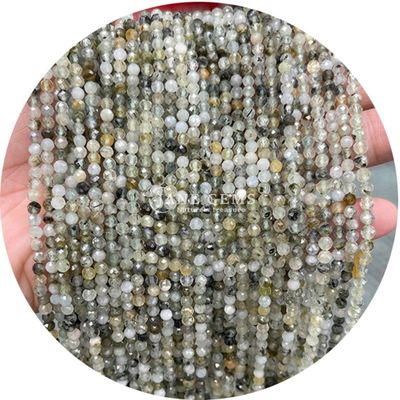 Naturalne Kamienie uzdrawiające Kamienie szlachetne Okrągły kształt Luźne koraliki z facetami dla ręcznie wykonanego daru DIY