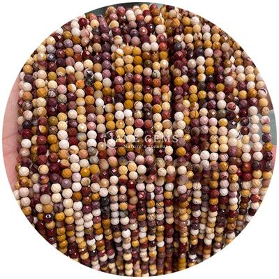 Naturalne Kamienie uzdrawiające Kamienie szlachetne Okrągły kształt Luźne koraliki z facetami dla ręcznie wykonanego daru DIY