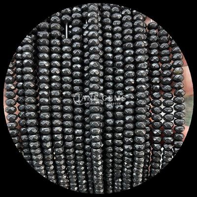 Indian Agate Green Dot Natural Gemstone Bead Strands Natural Gemstone Faceted Abacus Beads dla darów na zamówienie