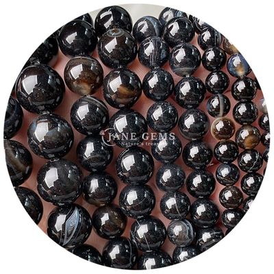 Luźne naturalne kamienne koraliki Strand Genuine Real Stone Agate Crystal Beads For DIY Jewelry Making