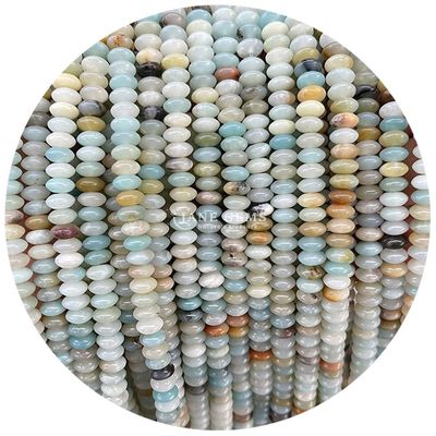 Prawdziwy naturalny polerowany gładki kamienie szlachetne kręgłe koraliki Strand DIY akcesoria dla biżuterii prezent