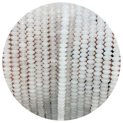 Prawdziwy naturalny polerowany gładki kamienie szlachetne kręgłe koraliki Strand DIY akcesoria dla biżuterii prezent