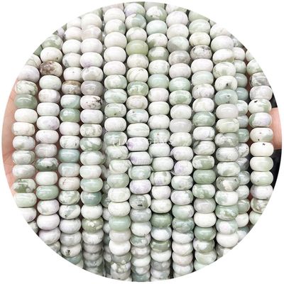 Prawdziwy naturalny polerowany gładki kamienie szlachetne kręgłe koraliki Strand DIY akcesoria dla biżuterii prezent