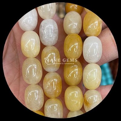 Gems Bead Howlite Opalite Natural Crystal Gemstone Barrel Shape Loose Bead Strands do produkcji biżuterii