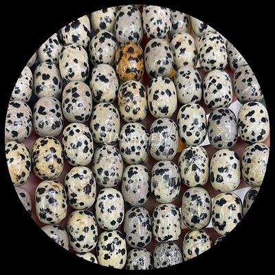 Gems Bead Dalmatyński Jasper Natural Crystal Gemstone Barrel Shape Loose Bead Strands for Jewelry Making