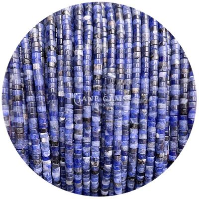 Naturalny lapis lazuli Sodalitu kamienny koraliki prostokąta kształt kryształowy luźne koraliki do robienia biżuterii