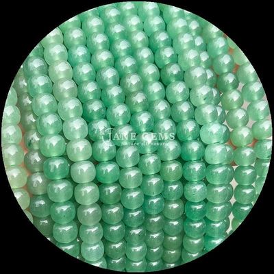 Gems Bead Green Aventurine Violet Stone Natural Crystal Gemstone Apple Shape Loose Bead Strands do produkcji biżuterii