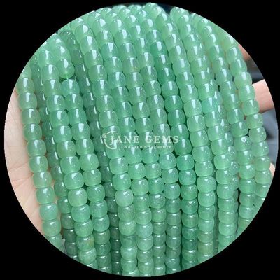 Gems Bead Green Aventurine Violet Stone Natural Crystal Gemstone Apple Shape Loose Bead Strands do produkcji biżuterii
