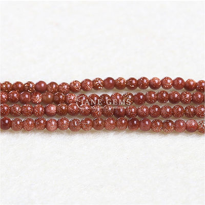 Kryształowy okrągły kształt Luźne koraliki Strand Clear Quartz Unakite For DIY Crafts Making