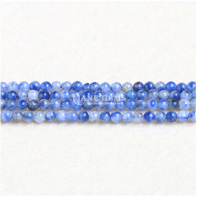 Kryształowy okrągły kształt Luźne koraliki Strand Clear Quartz Unakite For DIY Crafts Making