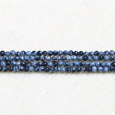 Kryształowy okrągły kształt Luźne koraliki Strand Clear Quartz Unakite For DIY Crafts Making