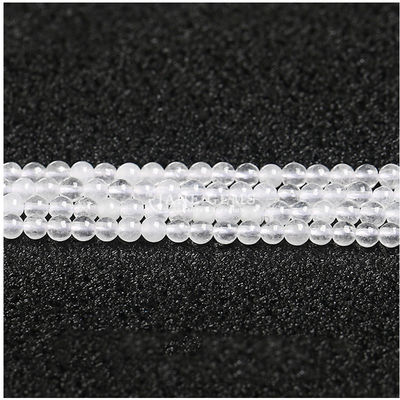 Kryształowy okrągły kształt Luźne koraliki Strand Clear Quartz Unakite For DIY Crafts Making