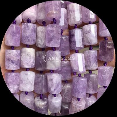 Gems Bead Natural Crystal Apatite Rhodonite Gemstone Faceted Cylinder Shape Loose Bead Strands do produkcji biżuterii