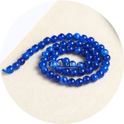 Xinjiang Chalcedony Bead Strands Round Shape Stone for Jewelry in Amazonite Color