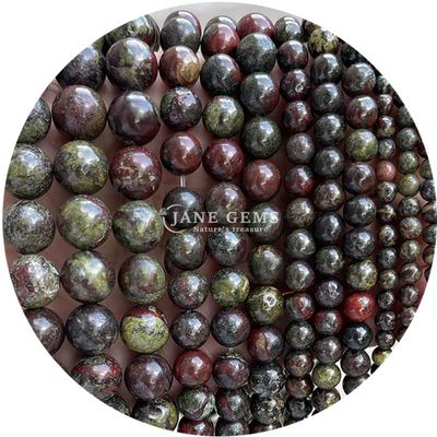 Naturalny kamienie szlachetne Kamienie oceaniczne Jasper Smok Krew Smoka Luźne struny koraliki do robienia biżuterii